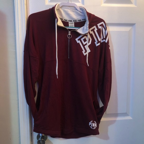 PINK Victoria's Secret Tops - Victoria’s Secret Pink Quarter Zip